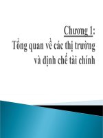 Chương 1: Tổng quan về các thị trường và định chế tài chính
