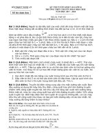 TS vào 10 chuyên PBC Nghệ An 17- 18