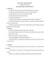 Mục tiêu chủ đề nhánh 