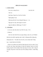 bệnh án ngoại Cắt Động mạch khoeo đụng dập – ghép tĩnh mạch hiển đảo chiều  Vỡ Mâm chày Trái