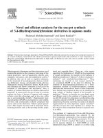 Tetrahedron letters volume 48 issue 18 2007 doi 10 1016 j tetlet 2007 02 135 shahrzad abdolmohammadi; saeed balalaie    novel and efficient catalysts for the one pot synthesis of 3,4 dihydropyrano