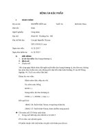 bệnh án ngoại Viêm ruột thừa