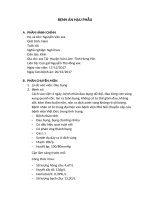 BỆNH án NGOẠI KHOA tắc ruột