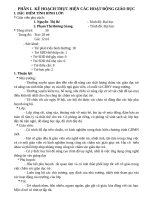 Kế hoạch năm học lớp 5 tuổi 