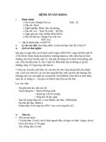 bệnh án sản khoa tiền sản