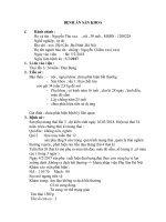 bệnh án sản khoa rau tiền đạo