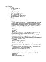 bệnh án ngoại chấn thương ngực kín