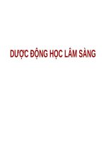 Các thông số cơ bản của dược động học