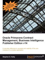 Oracle prmavera contract management 