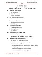 Đề án khởi sự kinh doanh đề tài du lịch kết hợp teambuilding