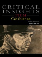 Critical insight film casablanca 