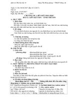 Giáo án hóa học 10 bài 12 Liên kết ion tinh thể ion