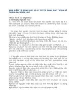 KHÁI NIỆM tội PHẠM học và vị TRÍ tội PHẠM học TRONG hệ THỐNG các KHOA học