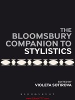 The blomsbury companiion to stylistics 