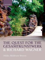 The quest for the gesamtkunstwark 