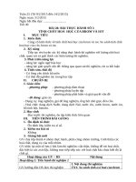 Giáo án hóa học 10 bài 28 Bài thực hành 3