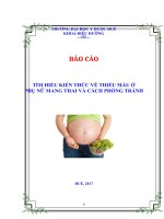 Tìm hiểu kiến thức về thiếu máu ở phụ nữ mang thai và cách phòng tránh