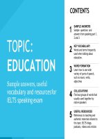 10  IELTS speaking topics