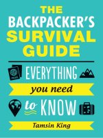 The backpacker survival guide everyting you need 
