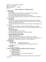 Giáo án hóa học 11 bài 8  Amoniac muối amoni