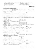 toanmath com   đề thi chuyên đề toán 10 lần 3 năm 2018 – 2019 trường liễn sơn – vĩnh phúc