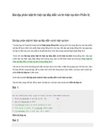 Bài tập phân biệt thì hiện tại tiếp diễn và thì hiện tại đơn phần II