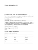 Thức giả định trong tiếng anh