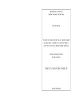 Tổ chức kế toán quản trị tại các doanh nghiệp sản xuất giấy – nghiên cứu tại tổng công ty giấy việt nam và các doanh nghiệp liên kết 