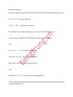 Bổ ngữ thời lượng trong tiếng trung