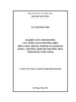 Nghiên cứu ảnh hưởng của tính cách thương hiệu đến lòng trung thành của khách hàng trường hợp thị trường máy tính bảng ở đà nẵng 