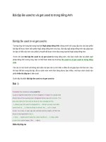 Bài tập be used to và get used to trong tiếng anh