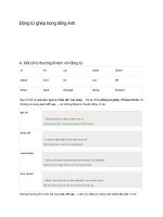 Động từ ghép trong tiếng anh