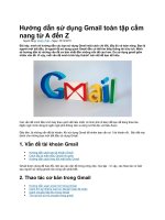Hướng dẫn sử dụng gmail toàn tập cẩm nang từ a đến z