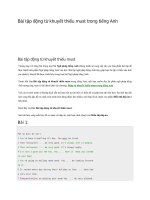 Bài tập động từ khuyết thiếu must trong tiếng anh