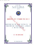 Hoàn thiện hệ thống quản lý chất lượng theo tiêu chuẩn ISO 90012015 của công ty cổ phần dệt may huế 