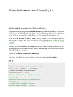 Bài tập mệnh đề when và mệnh đề if trong tiếng anh