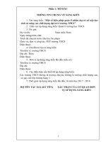 SKKN một số biện pháp quản lí nhằm duy trì nề nếp học sinh và nâng cao chất lượng đại trà ở trường THCS