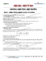 đề cương ôn tập học kỳ 1 vật lý 11 