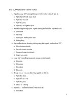 ĐẠI CƯƠNG kí SINH TRÙNG y học