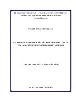 Nguyễn thủy thiên trang  tác động của thanh khoản đến khả năng sinh lời của các ngân hàng thương mại cổ phần việt nam 