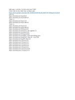 Lý thuyết công thức  BT trắc nghiệm toán  10 11 12 