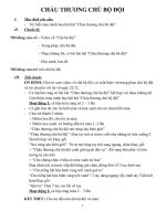 Giáo án phát triển tình cảm thẩm mĩ 5 tuổi cháu yêu chú bộ đội