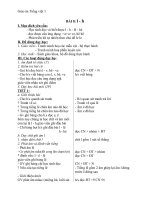 Giáo án Tiếng Việt 1 bài 8: Âm L, H