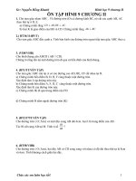 135 bài ôn tập HÌNH 9 CHƯƠNG 2   GIÁO VIÊN 