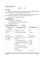 Giáo án Tiếng Việt 1 bài 8: Âm L, H