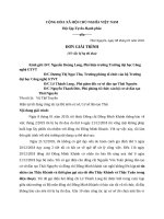 Đơn giải trình về việc bị hạ thi đua tháng 2 2019 