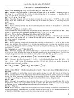 bài tập tự luận vật lí 12 học kì 2