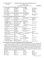 Đề kiểm tra môn tiếng anh 9 nam 2017 2018 co dap an so gd dt thai binh ma de 132 6077 