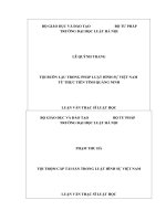 Tội trộm cắp tài sản trong luật hình sự việt nam