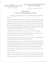 14TB DHN quy định trình bày khóa luận tốt nghiệp 